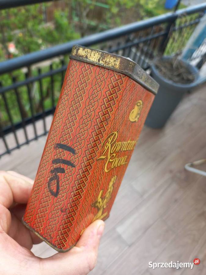 Stara puszka kakale Rowntrees cocoa Piastów