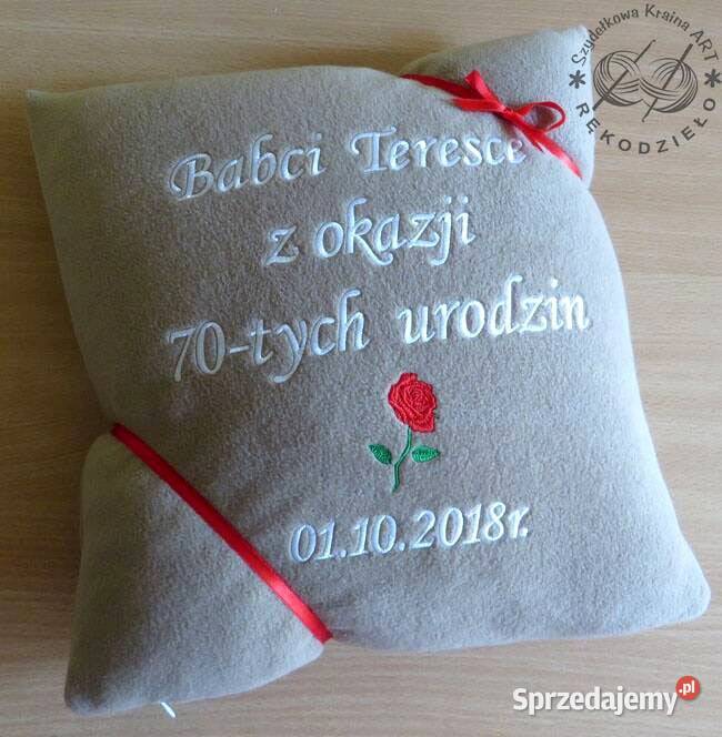 Prezent okrągłe 70 URODZINY siedemdziesiątkę kujawsko-pomorskie