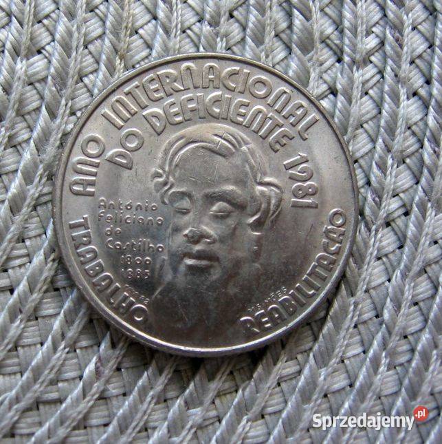 Portugalia 25 Escudos 1982r Międzynarodowy Osób Kalisz