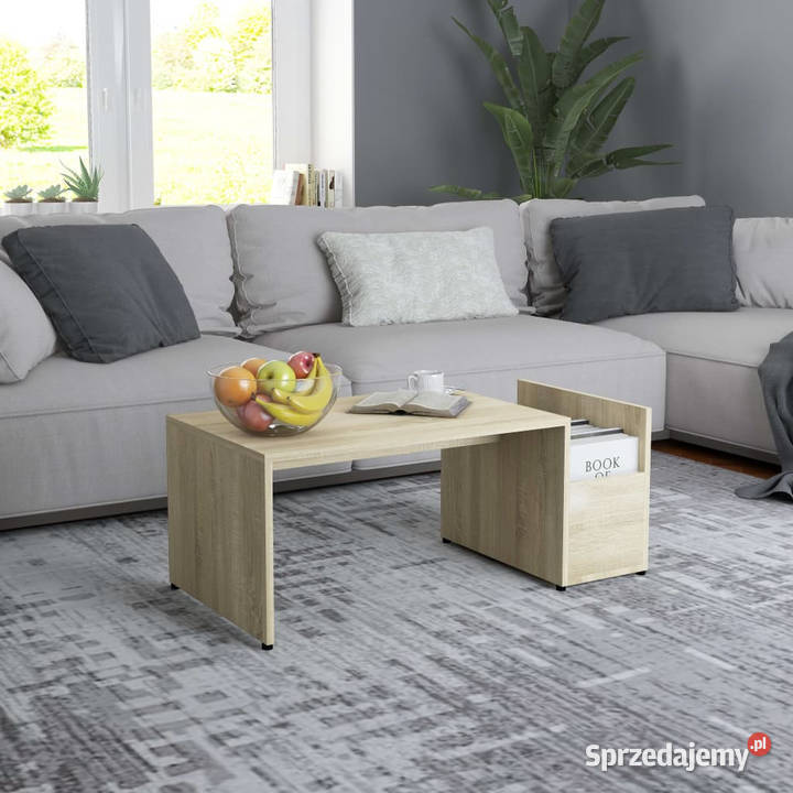 Stolik kawowy dąb sonoma 90x45x35 materiał Warszawa sprzedam