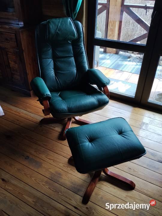 Fotel rozkładany z podnóżkiem Zielona Góra sprzedam