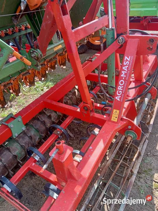 Agregat uprawowo siewny AGROMASZ 3m Piórków-Kolonia sprzedam