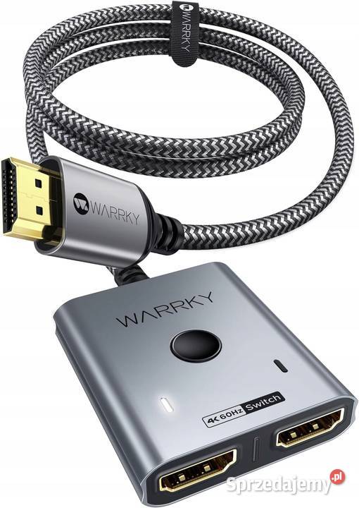 KABEL FIRMY WARRKY HDMI 2 PORTY 4K 60HZ HDCP 2.2