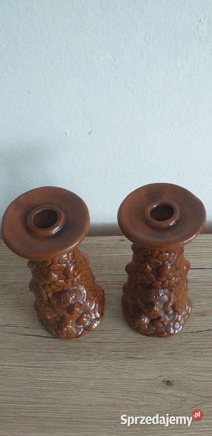 Świeczniki z czasów prl łódzkie Przedbórz sprzedam
