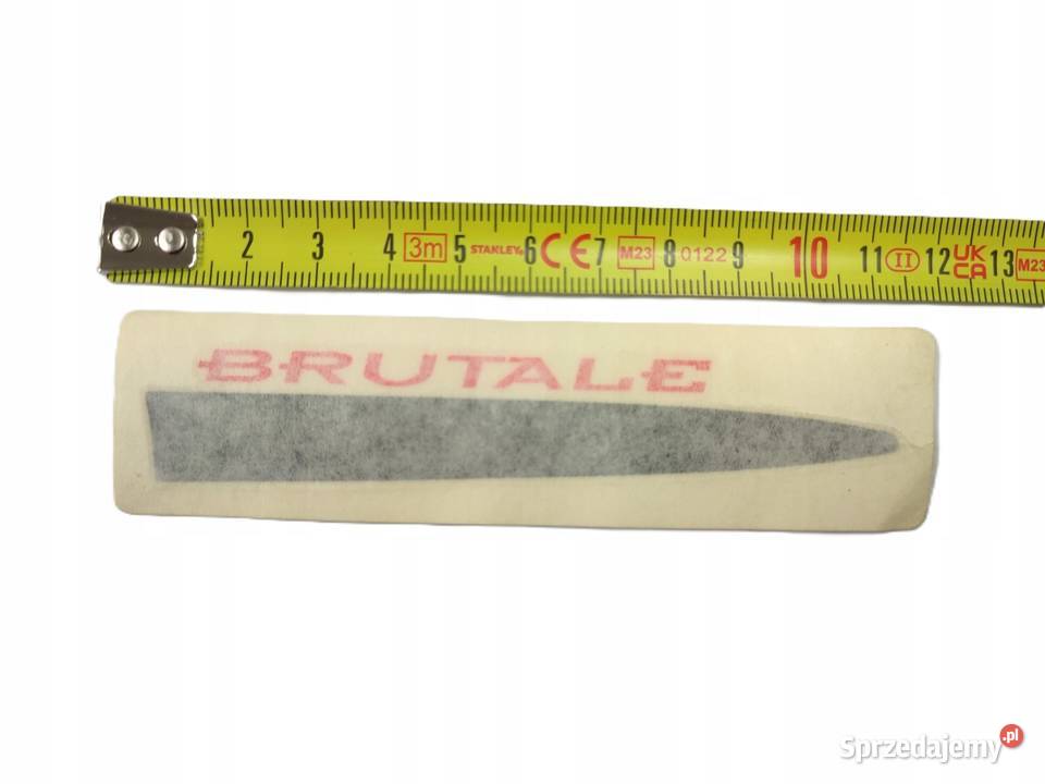 NAKLEJKA BRUTALE NA BAK LEWA MV AGUSTA BRUTALE Emblematy