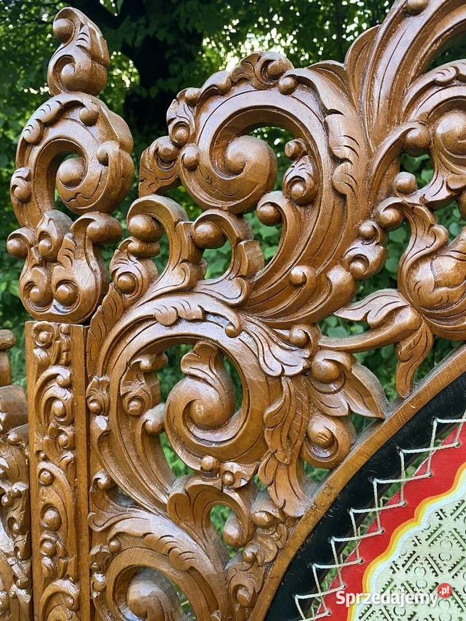 Antyk Piękny ogromny oryginalny parawan Bystrzyca Kłodzka