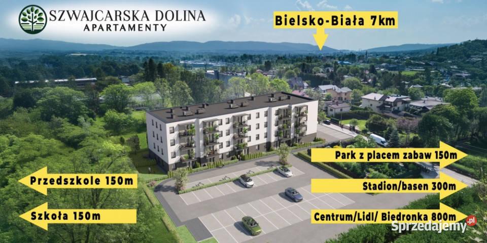Nowe apartamenty Szwajcarska Dolina komfortowe Czechowice-Dziedzice