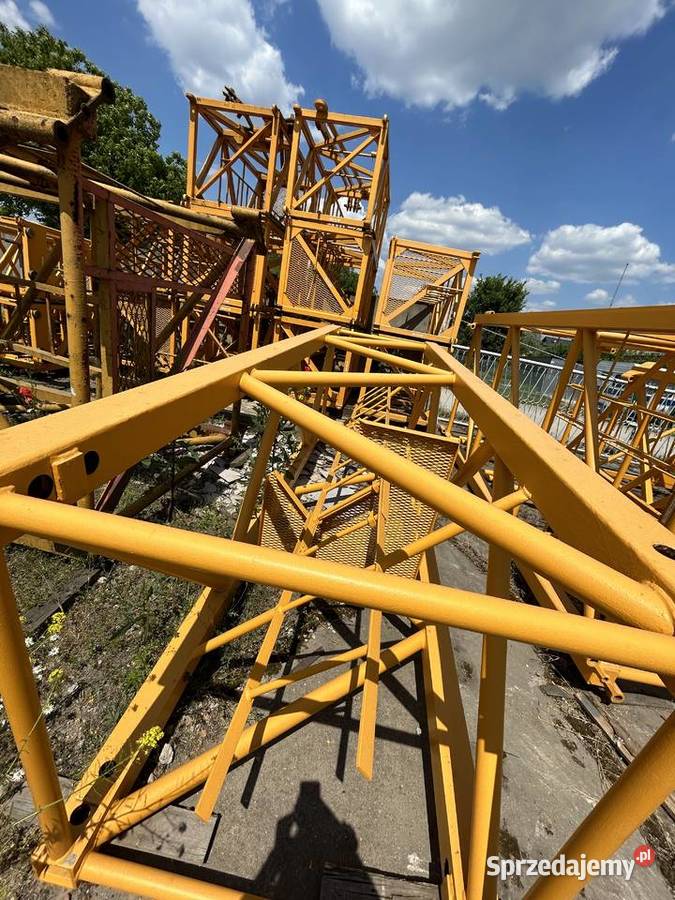 Wstawka wieży żurawia Liebherr 63LC Luboń