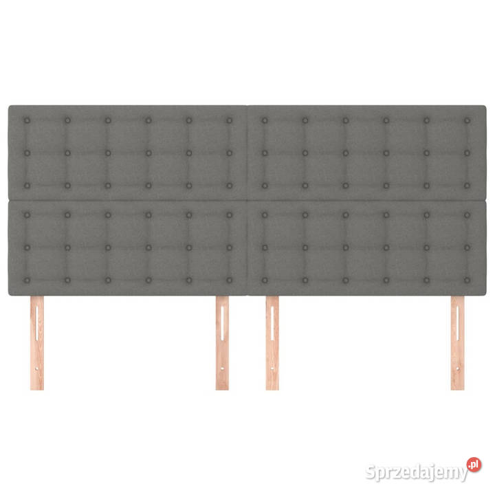 Zagłówki do łóżka 4 ciemnoszary 90x5x7888 Warszawa