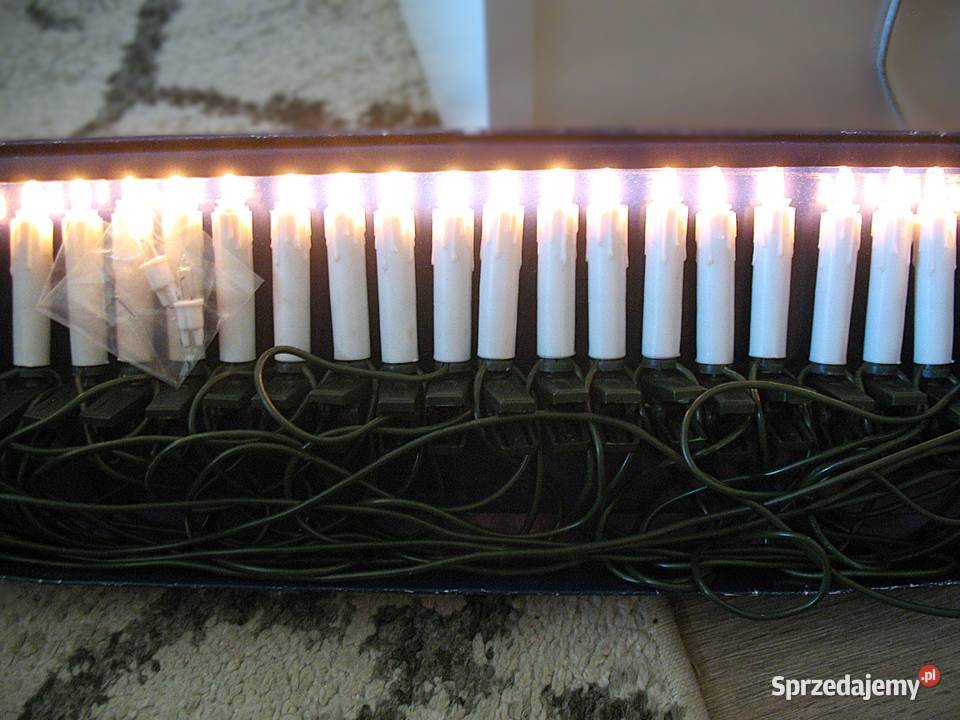 Lampki choinkowe na choinkę sprawne 20 sztuk Siedlce