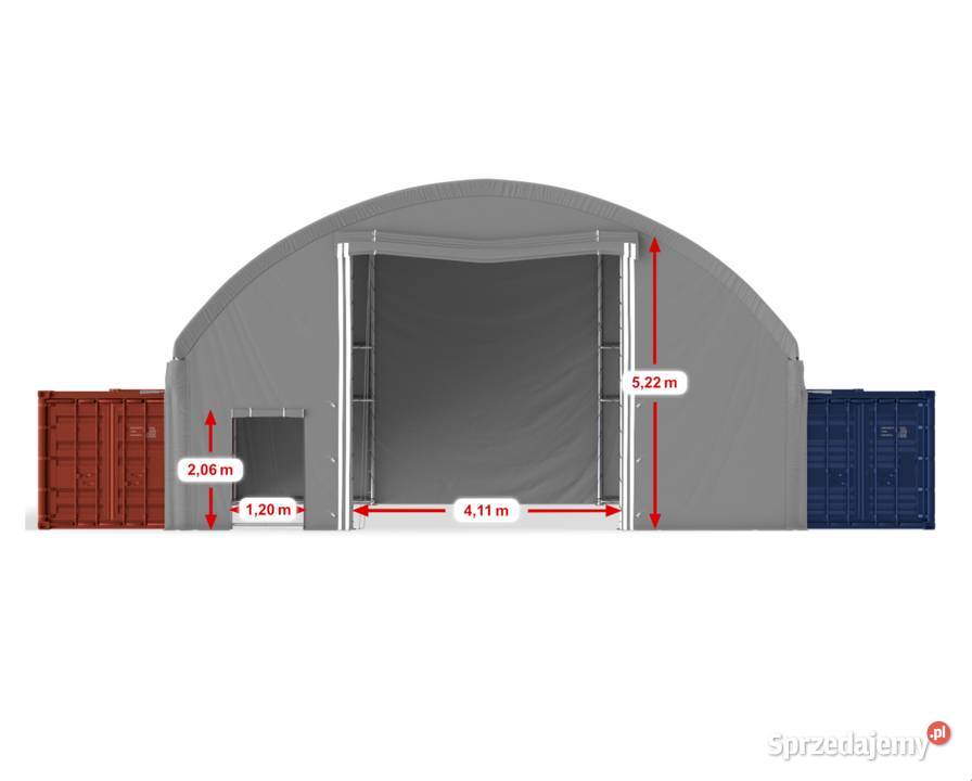 10x12m Namiot ZADASZENIE do kontener Warszawa sprzedam