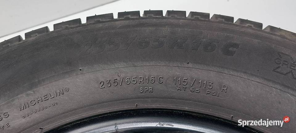 OPONA WZMACNIANA 23565 R16C MICHELIN AGILIS osobowe Lipno sprzedam
