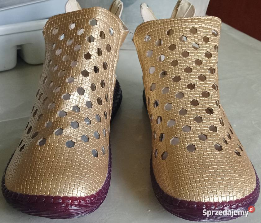 Złote Buty LUX Rozmiar 40 Nie Noszone NOWE z śląskie Gliwice
