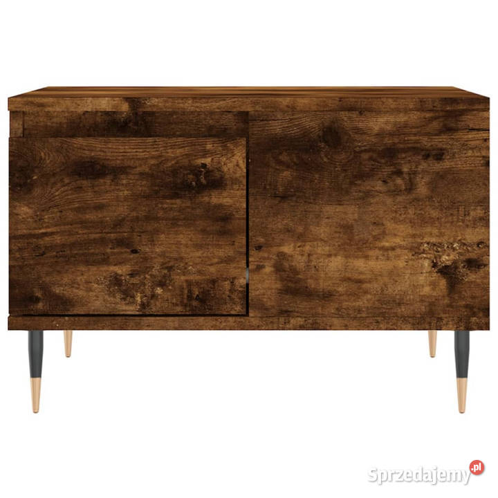 Stolik kawowy przydymiony dąb 55x55x365 WM830753 mazowieckie
