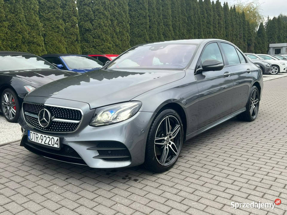 Mercedes E 220 LIFT AMG 4Matic FullLED Skóra czujnik deszczu Mercedes-Benz Baranowo