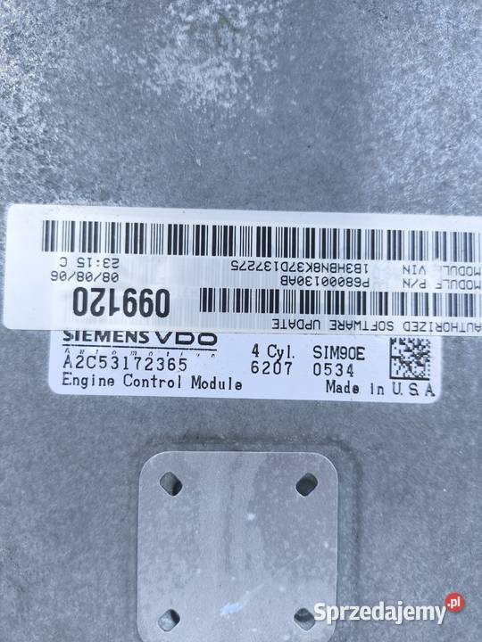 DODGE CALIBER KOMPUTER SILNIKA P68000130AB Radom