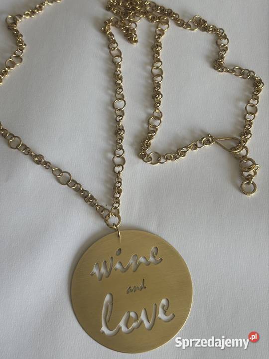 Naszyjnik Alama Wino i Miłość kujawsko-pomorskie Bydgoszcz sprzedam