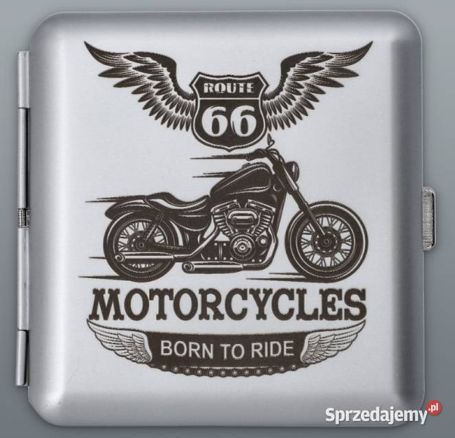 Papierośnica z Motorem Motocyklisty Wielbicieli Ostrowy nad Okszą