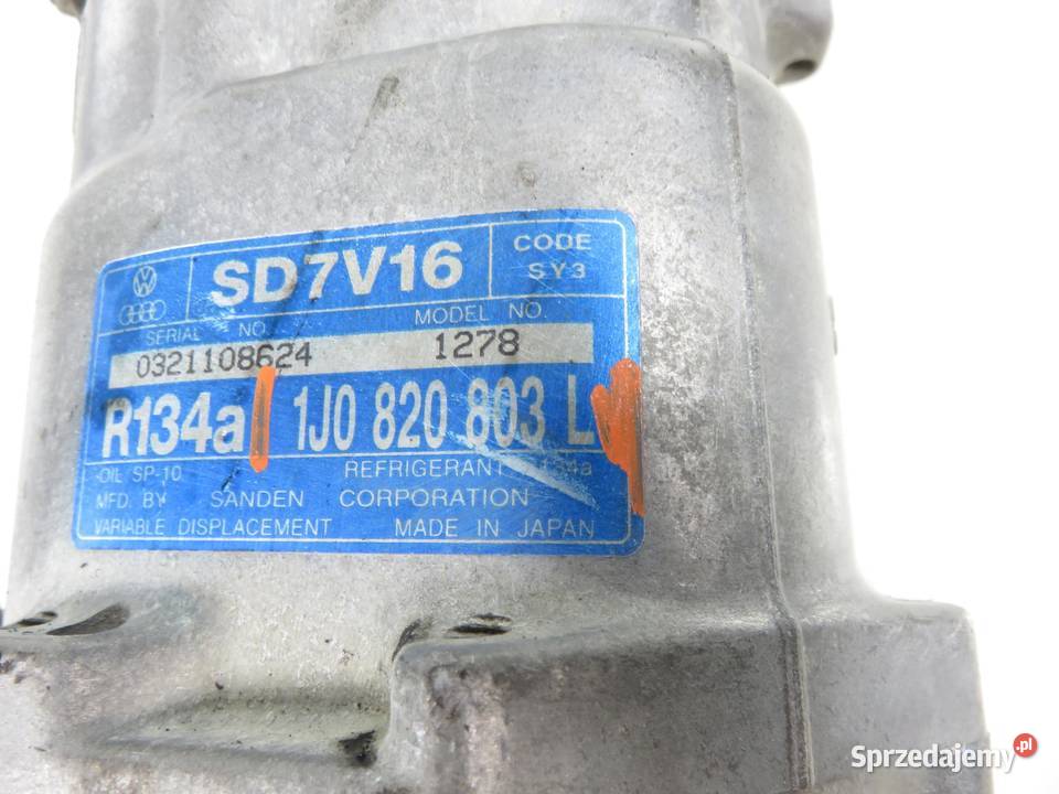 KOMPRESOR KLIMATYZACJI VW BORA 20 1J0820803L małopolskie