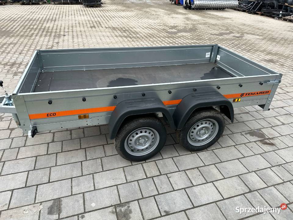 Przyczepka samochodowa Temared ECO 26122 Rok produkcji 2023 Burtowe i plandeki Szczecin