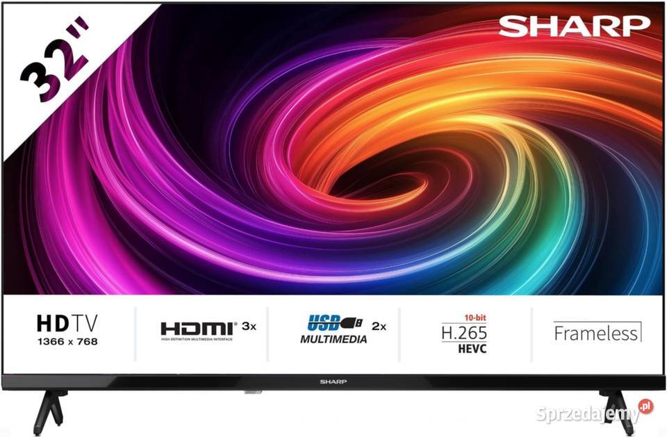 Telewizor Sharp 32HA1705E 32 LED HD Ready DVBT2 Łaziska