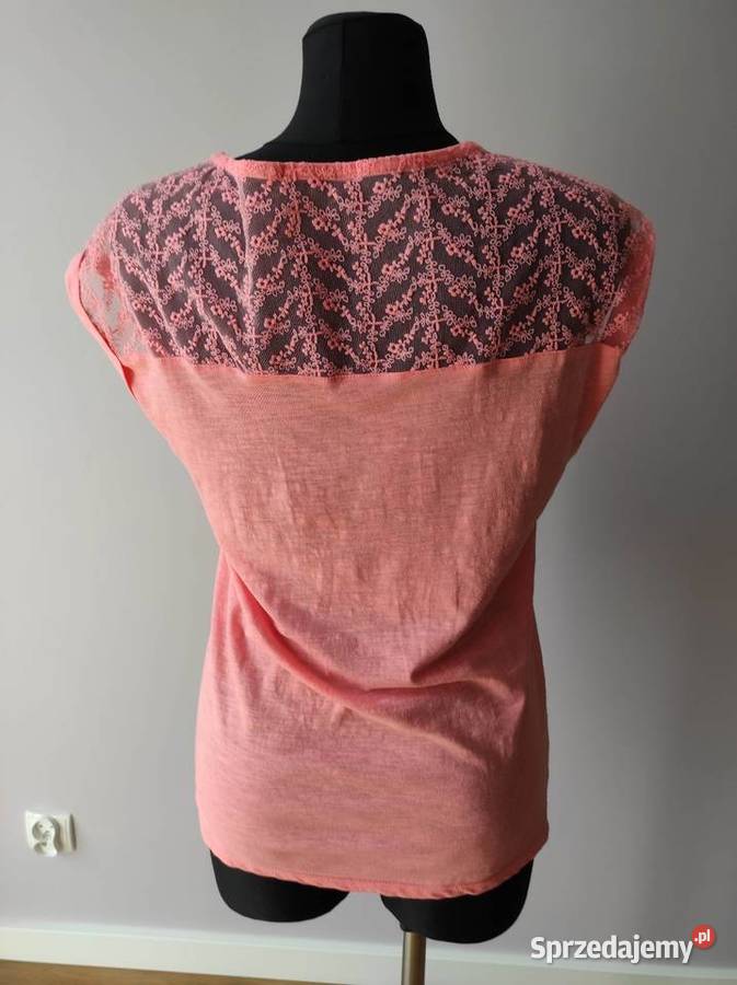 Różowa bluzka z koronką Cameieu 40 L 42 XL mazowieckie Płock
