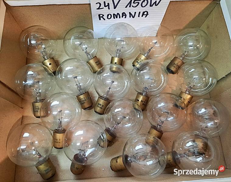 Żarówka żarówki 24 V 150 W Romania Ostrów Wielkopolski