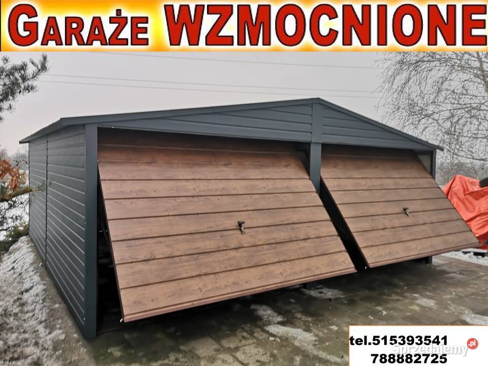 Garaże blaszane na każdy wymiar profil zamknięty pomorskie