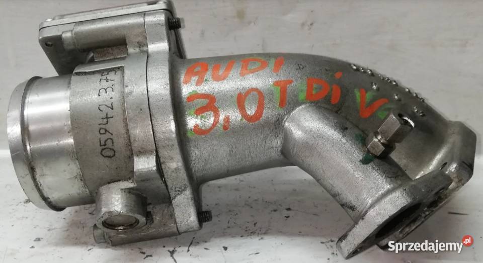 Przepustnica VW 30 TDI V6 4E0145950A Zawieszenie silnika świętokrzyskie