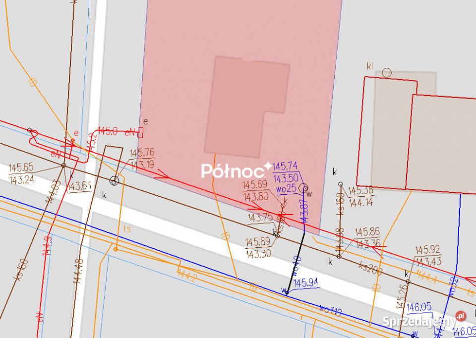 Ogrodzona działka budowlana z mediami Cicibór Cicibór Duży