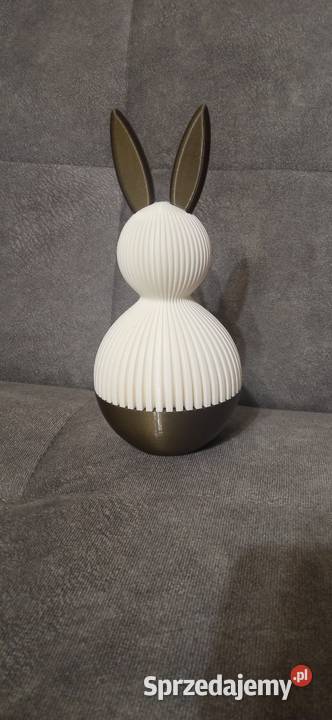 Zające wielkanocne 3 biały Wielkanoc Mielec sprzedam