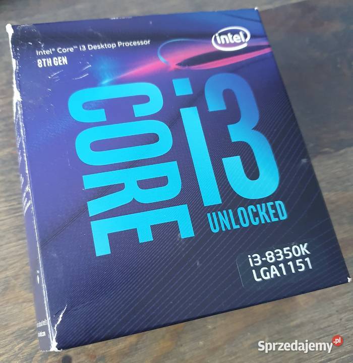 Intel Core i3 8350k unlocked Rydułtowy