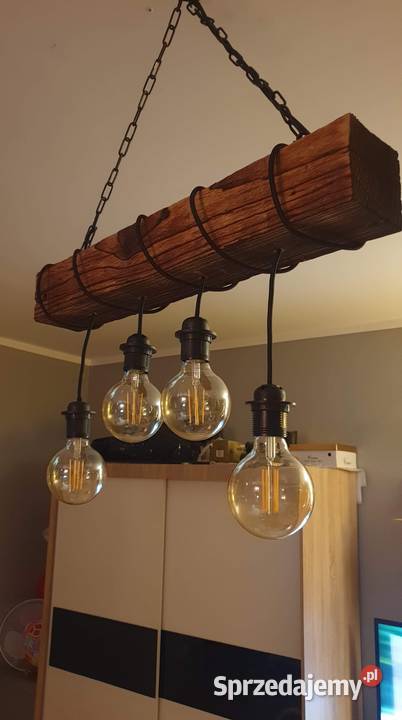 Lampa wisząca stara belka retro vintage Wrocław sprzedam