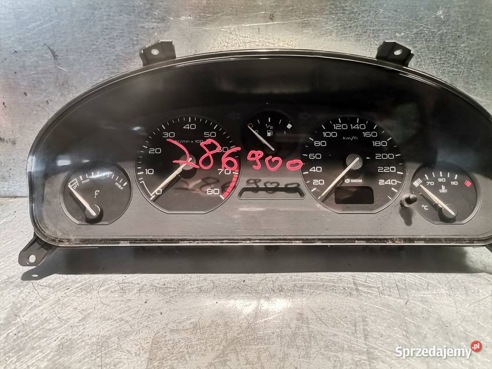LICZNIK ZEGARY PEUGEOT 406 20 16V 9628534580 małopolskie