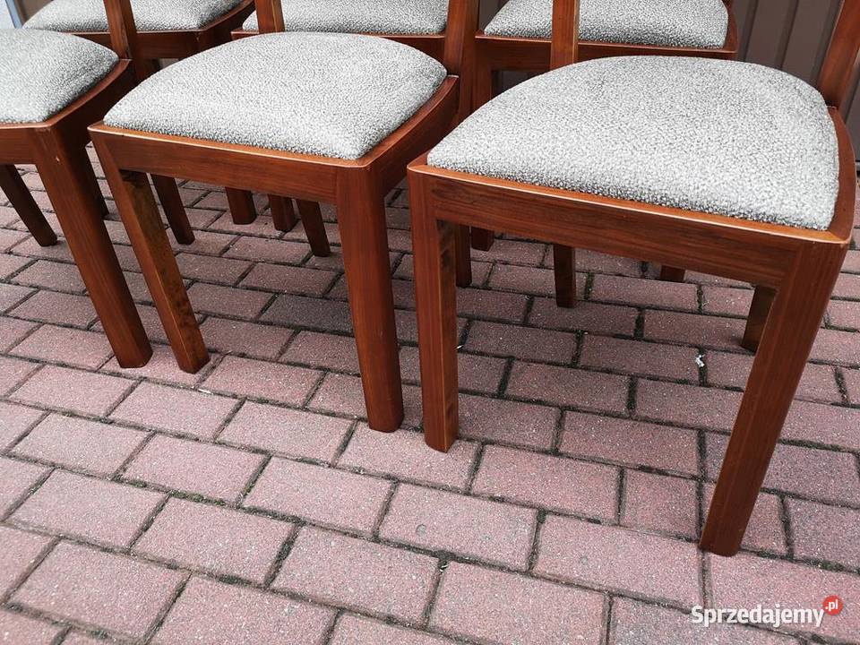 Krzesła ARTDECO OrzechBuk Stare Antyk Komplet 6 Antyki, Sztuka, Kolekcje Swarzędz