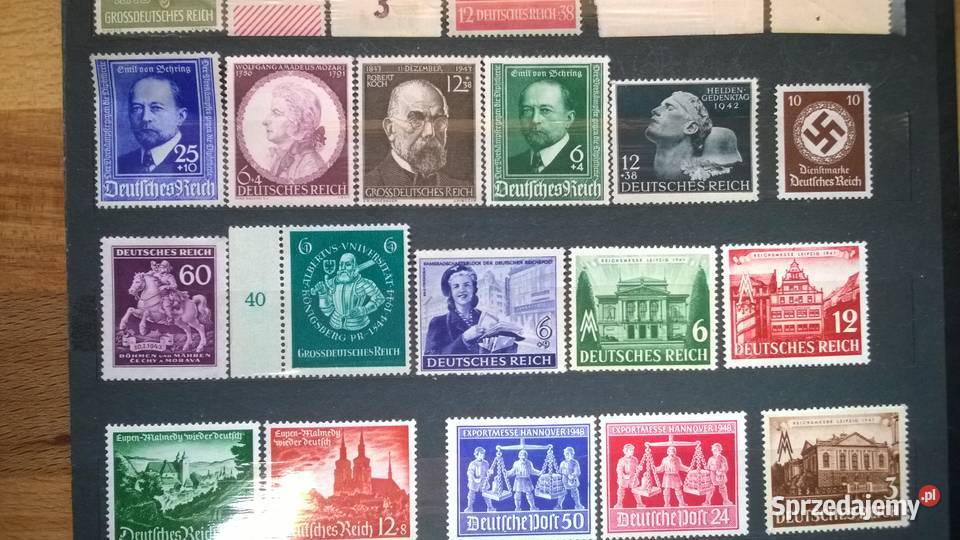znaczki NIEMCY III RZESZA zestaw 68 czyste Warszawa