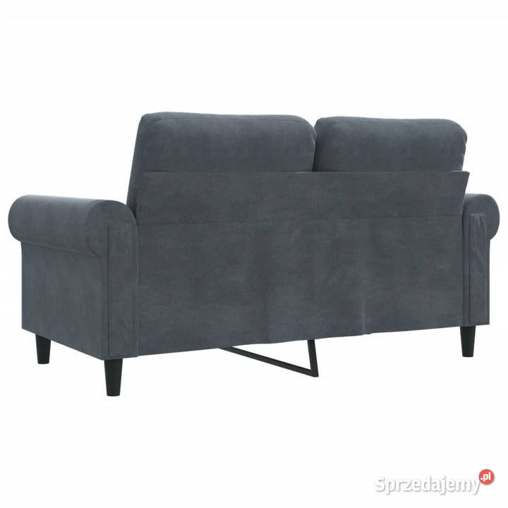 Sofa 2osobowa ciemnoszary 120 tapicerowana Sofy i kanapy Warszawa
