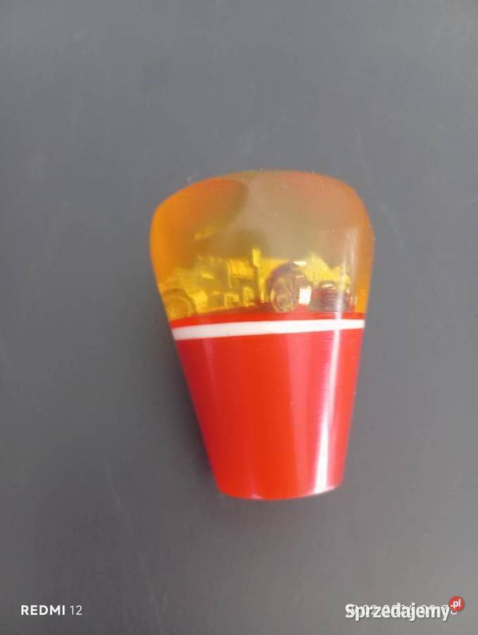 Gałka zmiany biegów prl bursztynowa odbiór łasku łódzkie Łódź