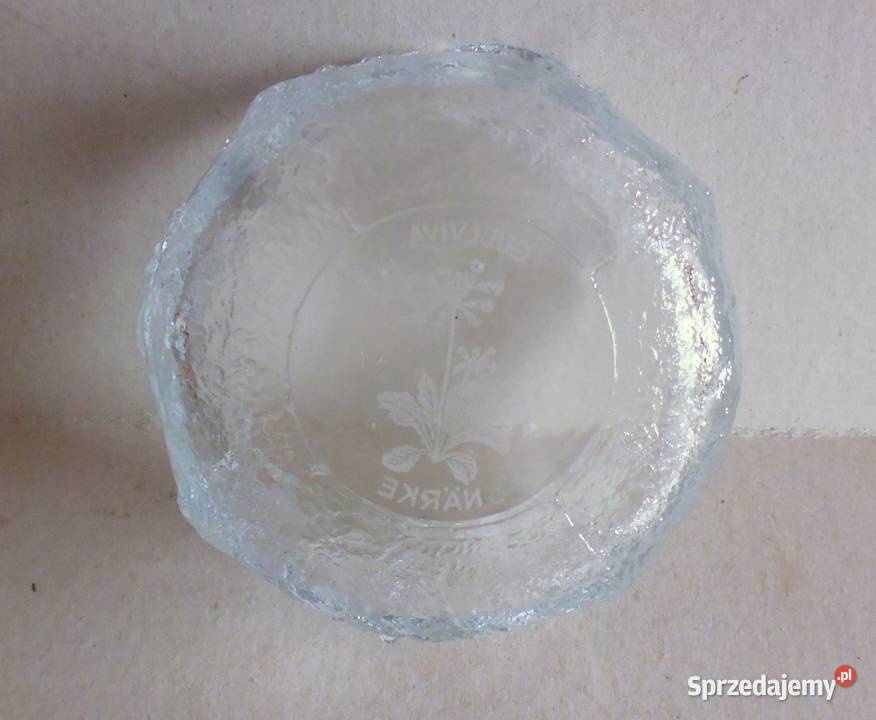 Salatera Kosta Boda Kjell Engman Taniec Nocy Porcelana i szkło