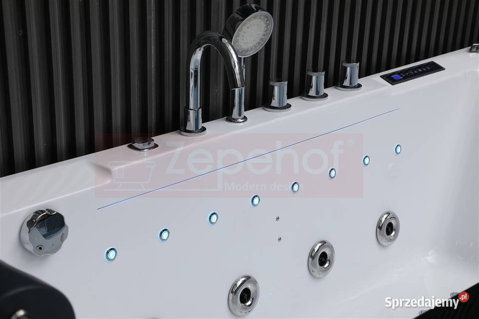Wanna z hydromasażem BC638B prostokątna Grabówka