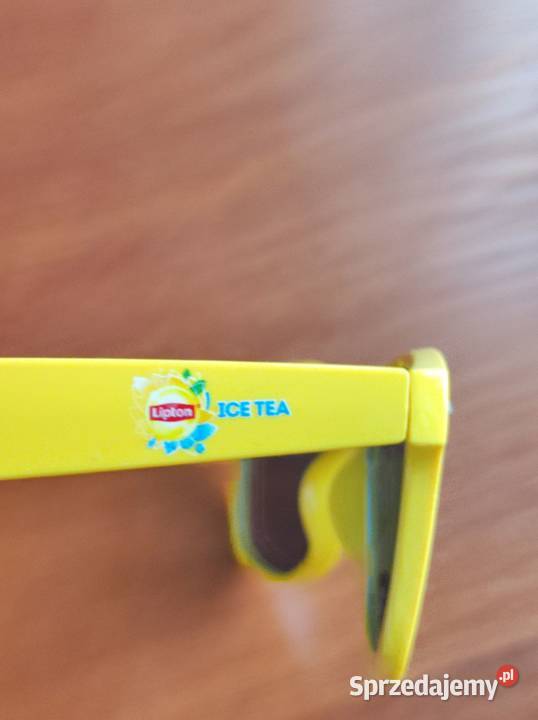 żółte okulary przeciwsłoneczne marki Lipton Ice Filtr UV-400 kat. 0  Kielce