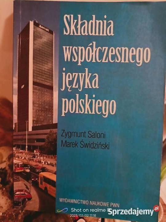 Składnia współczesnego języka polskiego unikat Warszawa