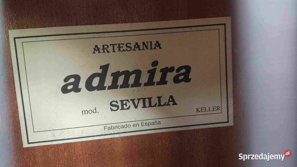 Gitara klasyczna Admira Sevilla Spain piękny Tuszyn