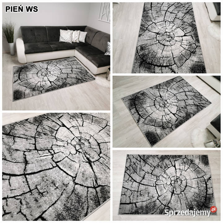 DYWAN 140X200 IDEA PIEŃ SZARY GĘSTY WŁOS Białystok
