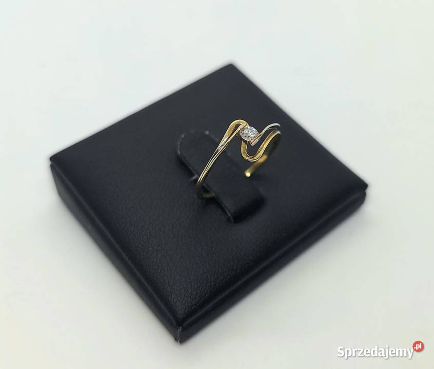 Złoty pierścionek próby 333 064g Rozmiar 11 warmińsko-mazurskie