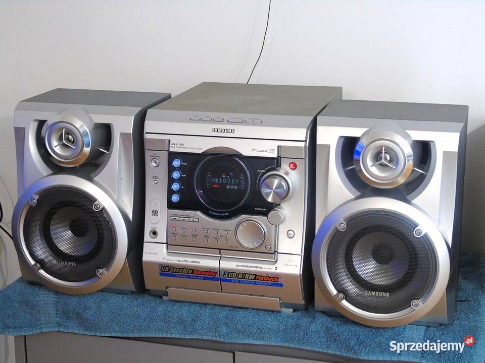 Wieża stereo amsung kolumny Radio RDS Mag AUX Jasło
