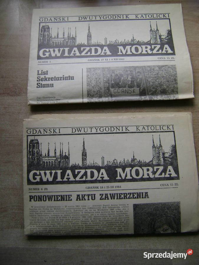 Starocie z PRL Dewocjonalia Katolicka gazeta Pozostałe pomorskie Gdynia sprzedam