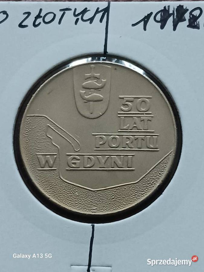 10 50 Lat Portu w Gdyni 1972 r Skrętka UNC Konin sprzedam