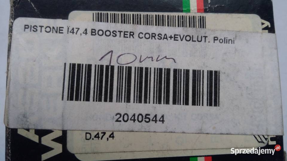 TŁOK ASSO WERKE POLINI 474 mm PIAGGIO HONDA Tłoki