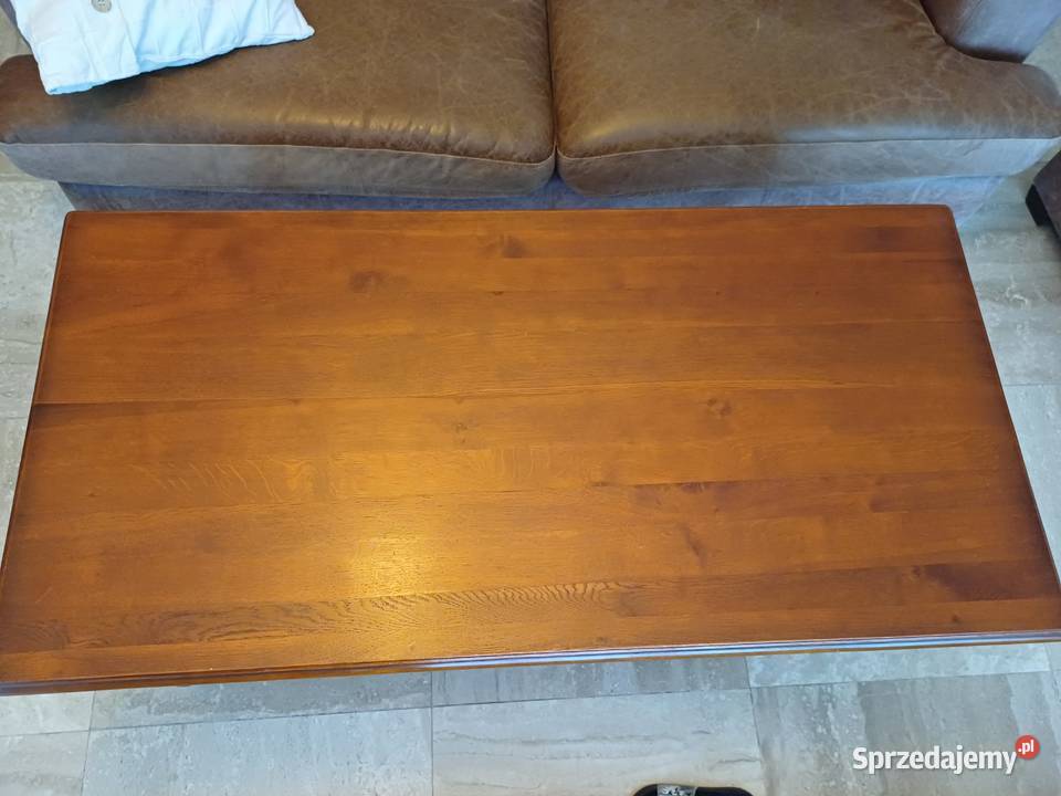 Dębowy stolik jamnik na sarnich nóżkach pomorskie